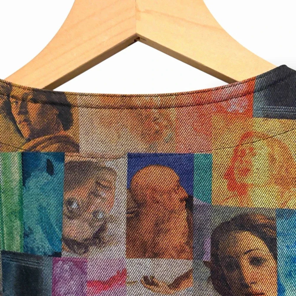 Vintage Randy Kemper Renaissance Art Denim Jacket Museum Core Maximalist 10 - Picture 9 of 16